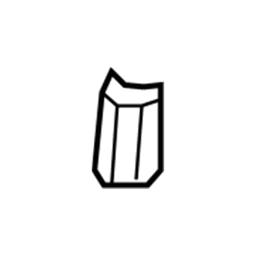 68029396AA Mopar Panel-Folding Top Trim Illustration 1 of 1