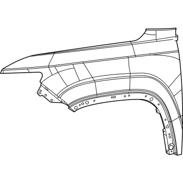 2025 Jeep Grand Wagoneer Fender - 68419786AE