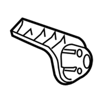 Mopar 1ZW14DX9AC Seat Adjuster Handle 1ZW14DX9AC Mopar Seat Adjuster Handle Illustration 1 of 1