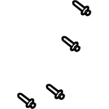 5093646AA Mopar Bolt-Latch Seat Back Illustration 1 of 1