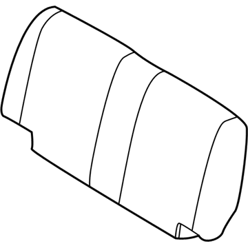 1EE811DVAA Mopar Rear Seat Back Cover Illustration 1 of 1
