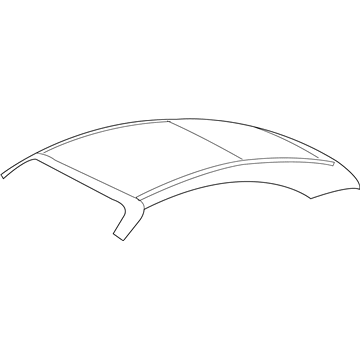 YA00PS3AA Mopar Molding-Drip Rail Illustration 1 of 1