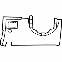 Jeep Grand Cherokee Steering Column Cover - 6LB84DX9AA Steering Column Opening Blocker