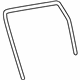Mopar 5076872AD Rear Door Flush Glass Weatherstrip Mopar 5076872AD Rear Door Flush Glass Weatherstrip