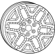 Mopar 68583861AA WHEEL-ALUMINUM