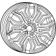 Mopar 68564000AC WHEEL-ALUMINUM