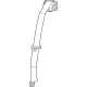 Mopar 7JY62TX7AC 2Nd Rear Outer Seat Belt