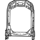 Mopar 68376555AB FRAME-FRONT SEAT BACK Mopar 68376555AB FRAME-FRONT SEAT BACK