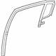 Mopar 5074019AF Rear Door Flush Glass Weatherstrip