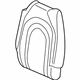 Mopar 6EC80LA3AA Rear Stow Seat Back Cover