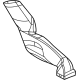 Mopar 55038069AF Duct-Rear A/C