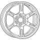 Mopar 4755198AA Aluminum Wheel