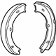 Mopar 68026168AA Parking Brake Shoe Mopar 68026168AA Parking Brake Shoe