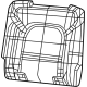 Mopar 7UP31BD3AA Rear Seat Back Cover