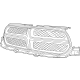 Mopar 1RE01TZZAI Radiator Grille Mopar 1RE01TZZAI Radiator Grille