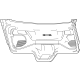 Mopar 7KQ54TX7AC Liftgate Trim Lower Panel
