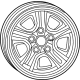 Mopar 6ZW73DX8AB Steel Wheel