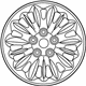 Mopar 4721235AA Aluminum Wheel
