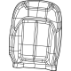 Mopar 7GK35TX7AB Front Seat Back Cover Mopar 7GK35TX7AB Front Seat Back Cover