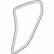 Mopar 5008880AD Rear Door Mounted Weatherstrip