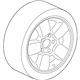 Mopar 1DG88PAKAA Aluminum Wheel