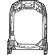 Mopar 68376555AA Front Seat Back Frame