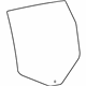 Mopar 68104620AC Rear Door Glass