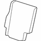 Mopar 68100255AA Seat Back Foam