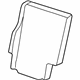 Mopar 1UN08DX9AA Rear Seat Back Cover Right
