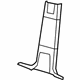 Mopar 1DX56DK2AB B Pillar Lower Trim Panel
