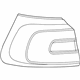 Mopar 68102906AF Tail Lamp