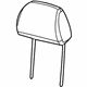 Mopar 5XG92LA8AA Front Headrest