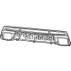 Mopar 6UF81DX8AB Fascia Grille Mopar 6UF81DX8AB Fascia Grille