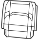 Mopar 7SY85TX7AA COVER-REAR SEAT BACK