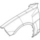 Mopar 68590434AF FENDER-FRONT