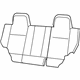 Mopar 1UD80DK2AB Rear Seat Back Cover Left Mopar 1UD80DK2AB Rear Seat Back Cover Left
