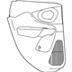 Mopar 6CH761S4AB Rear Door Trim Panel