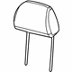 Mopar 1ET491DVAB Front Headrest