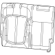 Mopar 7HZ66WF6AB Rear Seat Back Cover Mopar 7HZ66WF6AB Rear Seat Back Cover
