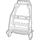 Mopar 68088755AB Front Seat Back Frame