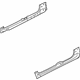 Mopar 55359582AA Sill Sill