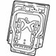 Mopar 68039186AA Rear Seat Back Frame
