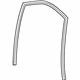 Mopar 4894928AG Front Door Glass Channel