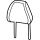 Mopar 7JV622R9AB HEADREST-FRONT