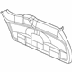 Mopar ZR39BD1AL Liftgate Lower Panel