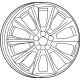Mopar 4755553AA Aluminum Wheel