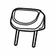 Mopar 1UK92DX9AB Rear Headrest