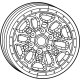 Mopar 68643045AA WHEEL-ALUMINUM