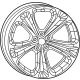 Mopar 68596441AA Aluminum Wheel