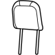 Mopar 7FR96TX7AA Front Headrest